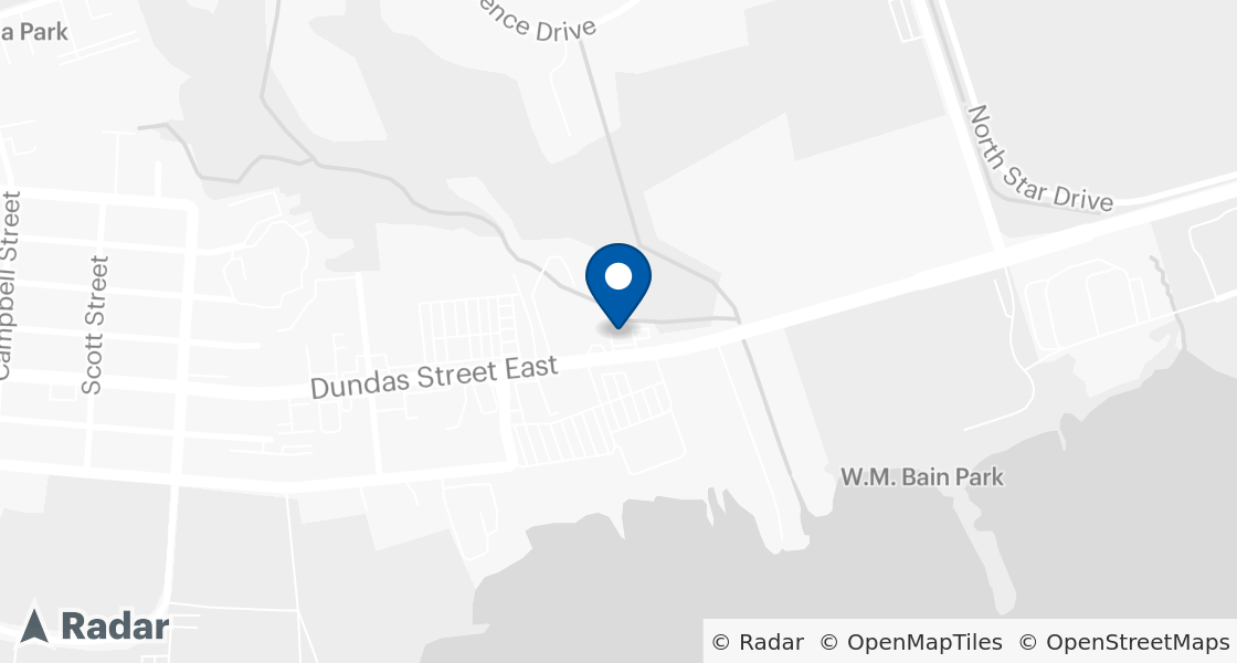 Map of Dairy Queen Location:: 290 Dundas Street East, Trenton, ON, K8V 1M3